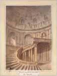 Clerisseau Charles-Louis Staircase in the Palazzo Farnese in Caprarola  - Hermitage